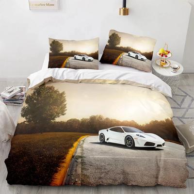 Sportwagen-Rennbettwäsche-Set Einzelbett Twin Full Queen King Size SUV Truck Bettset Erwachsener Kind Schlafzimmer Bettbezug-Sets Männer Junge Geschenk