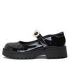 Neue Loafer Damenschuhe Dicker Absatz Dicke Sohle Retro College Style JK Schuhe Mary Jane Schuhe Große Größe Kleine Lederschuhe Damen