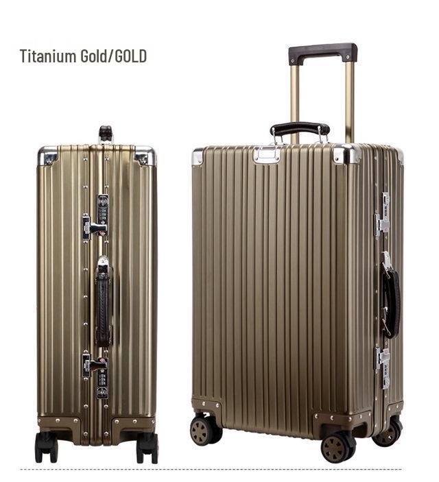 Slightly Flawed Aluminum-Magnesium Carry-on Trolley with Universal Wheels