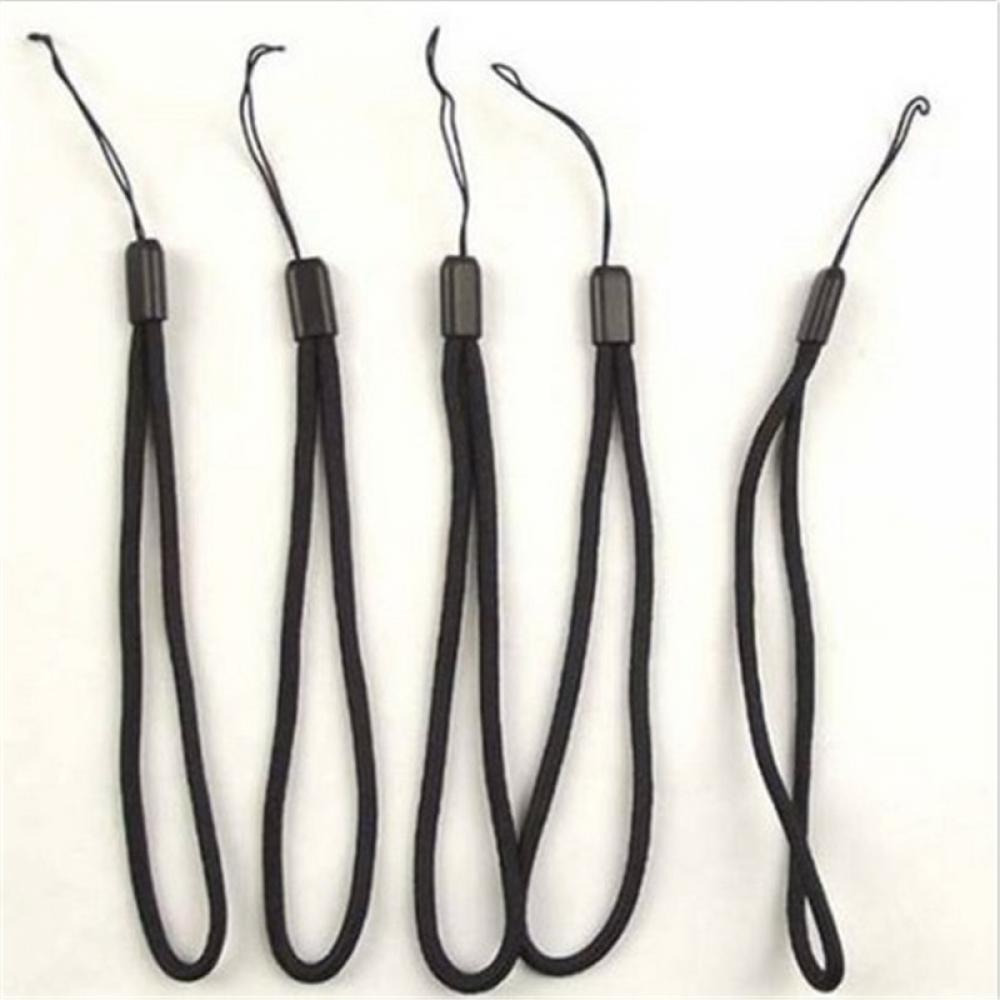 5PCS Fine Lanyard Wrist Black Strap Nylon Accessories Camera String for