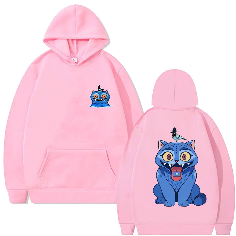 Kpop Demon Hunters Cute Funny Derpy Tiger Graphic Hoodie Men Women Fashion Cartoon Trend Hoodies Oversized Fleece Tracksuit