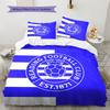 Reading FC Pattern Bedding Quilt Set  Home Decoration  Gift (1 * duvet cover + 2 * pillowcase  without core)