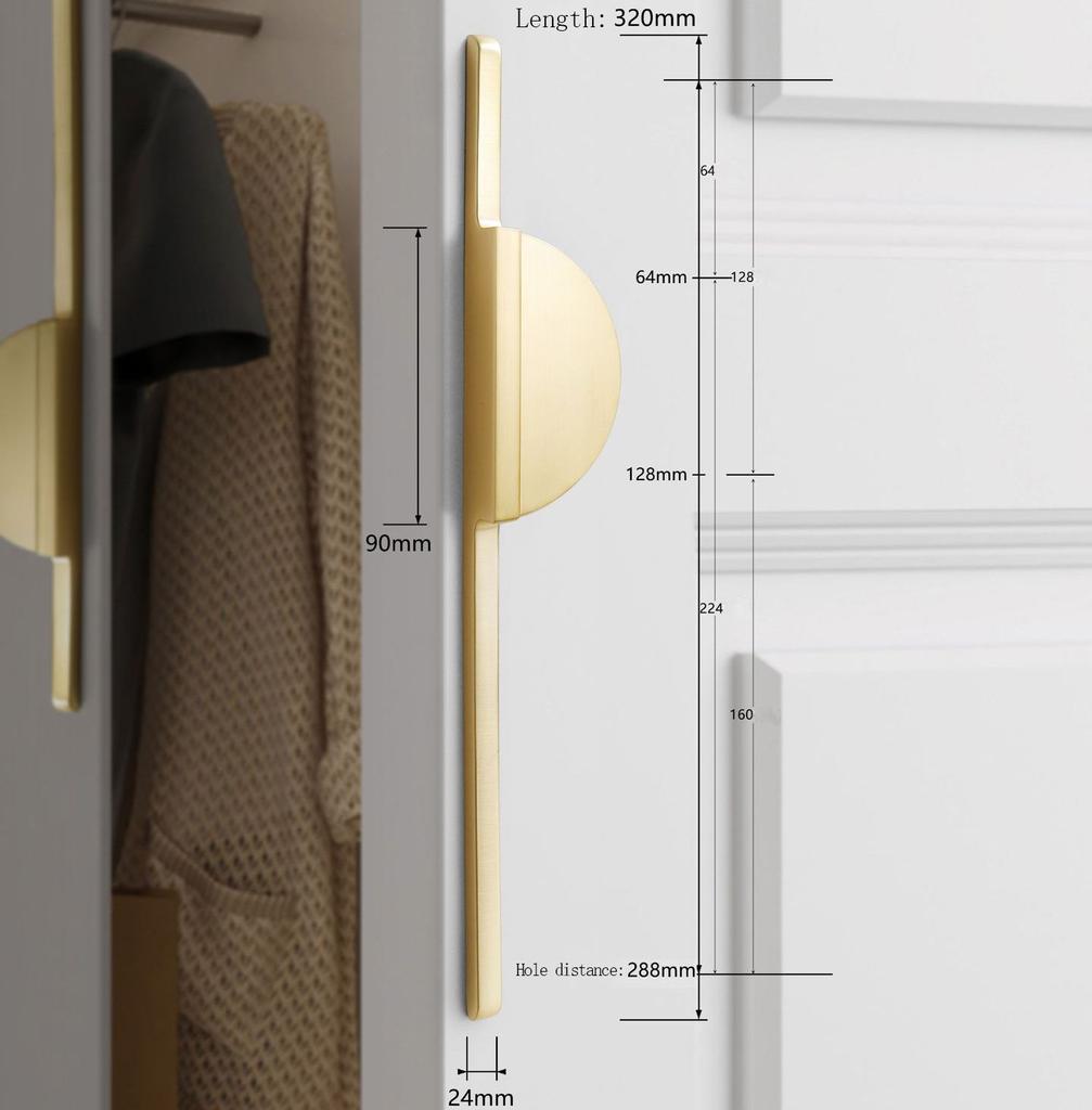 Modern Furniture Wardrobe Hardware Kitchen Cupboard Handle Furniture Decor Cabinet Knobs Door Pulls