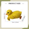 Duck Flower Pot Hugger Miniature Figurine Resin Animal Sculpture for Decorative Garden Accessories