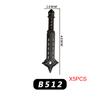 MOC Medieval Weapons Building Blocks Army Soldiers Figures Military Accessories Knife Sword DIY Bricks Toys For Children