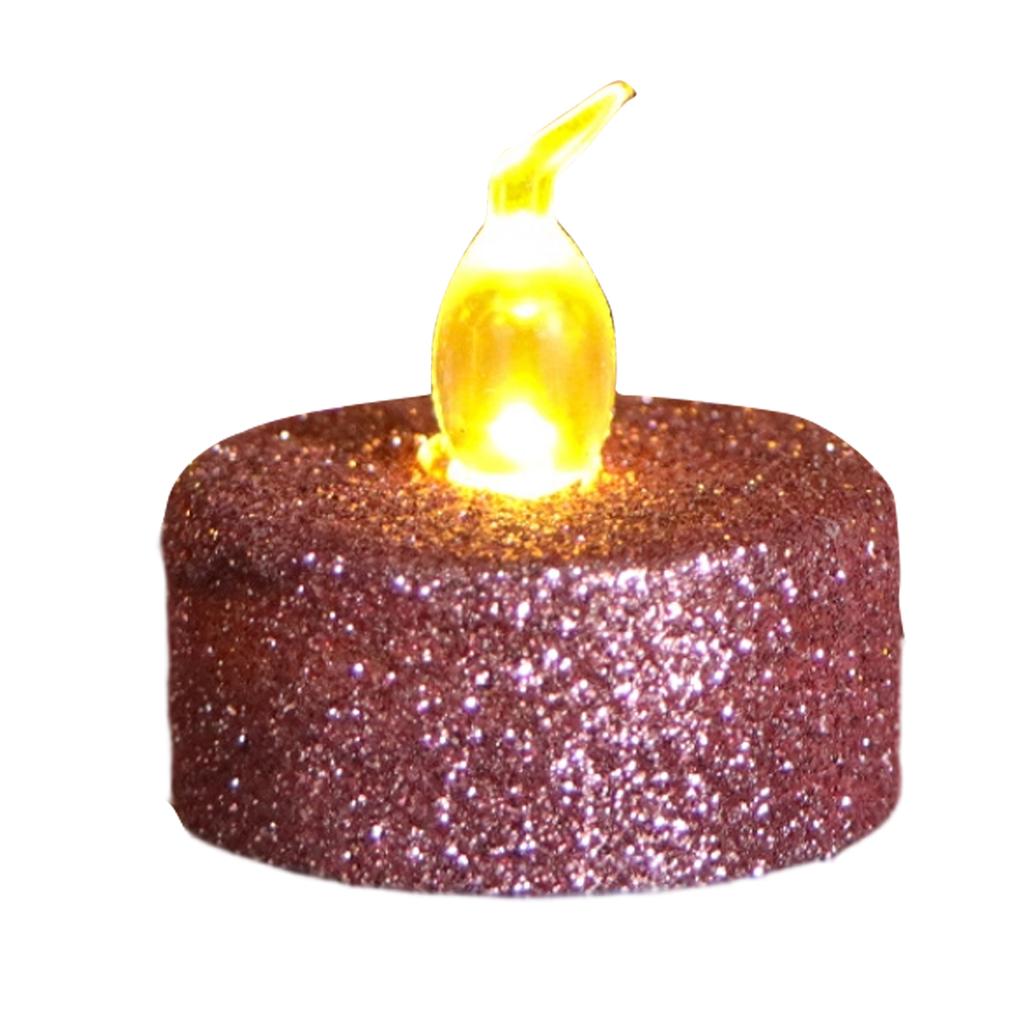 LED Flameless Candle with Yellow Flickering Light and - for Home Decor