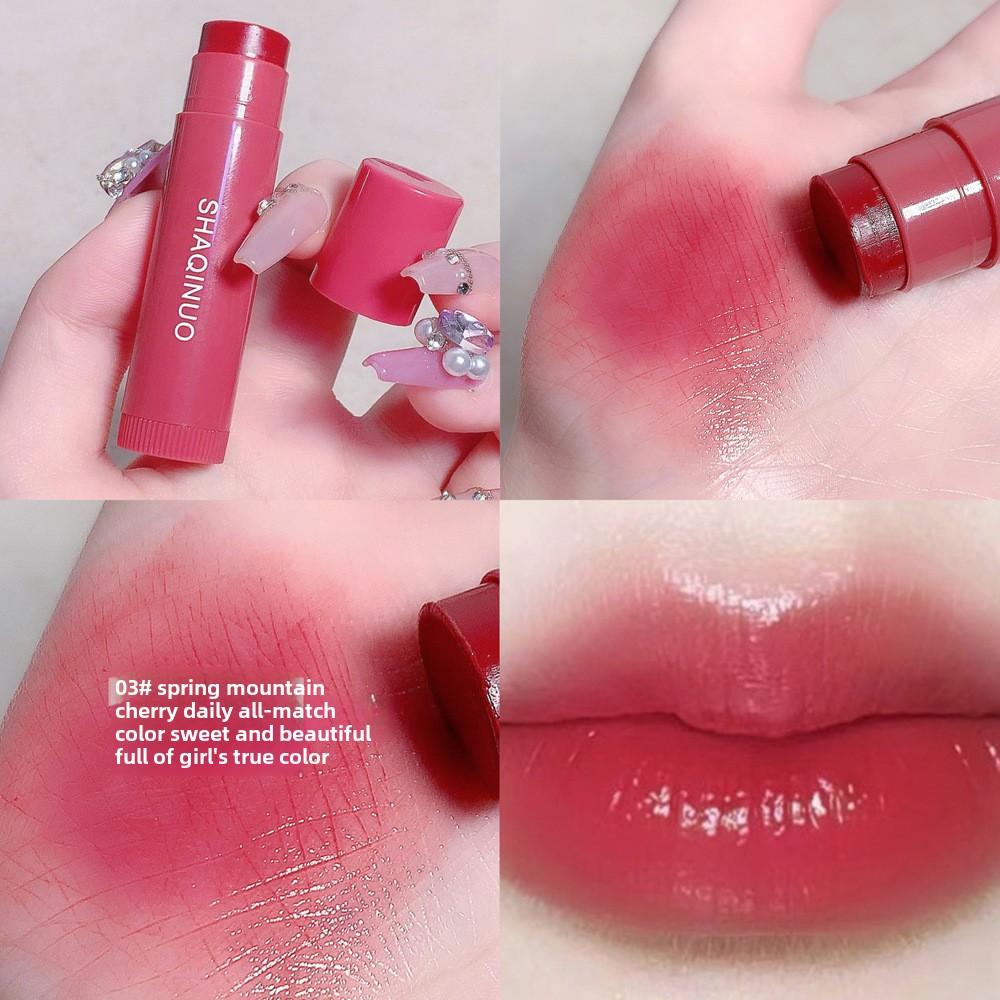 

Набор увлажняющих помад Увлажняющий, стойкий бальзам для губ с оттенком для сухих губ, натуральный и придающий объем блеск для губ для повседневного использования 03