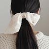 Oar Lace Ribbon Tail Scrunchie [Ivory]