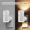 Dual-Tone Cylindrical Wall Night Light with Plug-In Dimmable Light Control