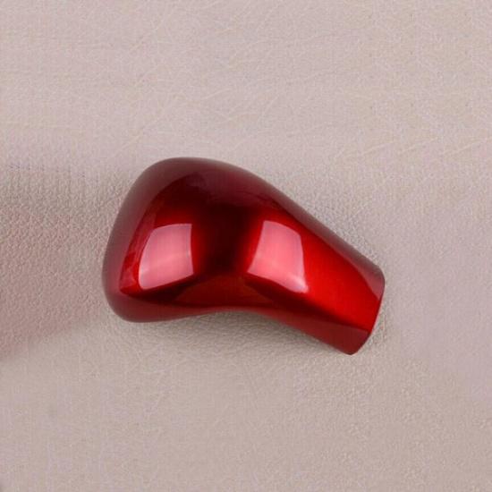 For 2018   Toyota Camry Red ABS Car Interior Gear Shift Knob Cover Trim