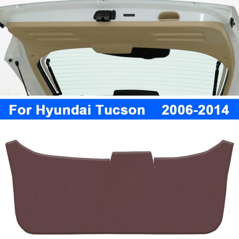Car Trunk Mat For Hyundai Tucson L Custo 2024 2025 Leather Rear Trunk Door Anti-dirty Protection Mat Cargo Liner Accessories