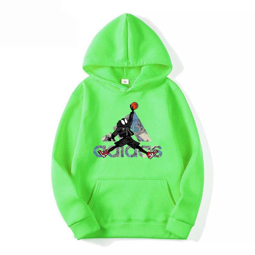Unisex Spring/Autumn AD Logo Hooded Sweatshirt Fashion Sport Casual Top