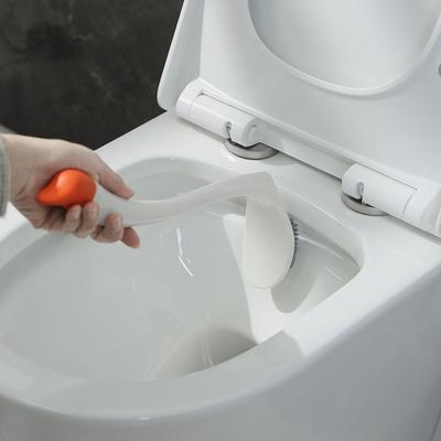 Toilettenbürstenset mit belüfteter Basis, Reinigungsbürste in Schwanenform für kraftvolles Schrubben, Badezimmer-Schrubber-Reinigungswerkzeug