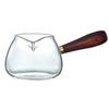 Lu Feng Lai Glass Fair Cup with Wooden Handle