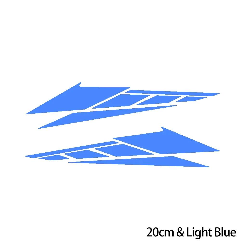 

2 шт ПВХ светоотражающие наклейки и отличительные знаки для аксессуаров мотоцикла для украшения заднего ящика скутера для Honda BMW KTM Yamaha наклейка