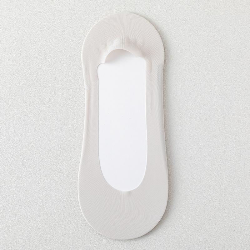 

Весна и осень тонкие хлопковые носки-лодочки женские летние спортивные нескользящие нескользящие тонкие невидимые носки с каблуком One size светло-серый