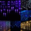 35m 96 Led Icicle Hanging Curtain Window Light Fairy String Xmas Home Decors