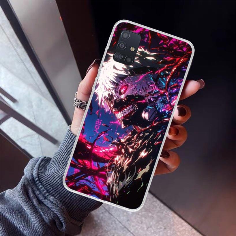 G-Ghoul Tokyo Kaneki Ken Phone Case For Samsung Galaxy A52 A51 A50S A32 A22 A12 A02S A72 A71 A31 A70 A30S Note 20 Ultra 10 Plus