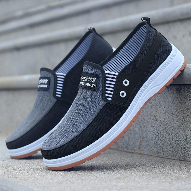 2026 Spring and Autumn Men Fashion Casual Shoes Trend Canvas Shoes Cover Feet Men Lightweight Soft shoes