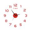 Luminous Wall Clock Modern Design Easy to Install Battery Powered Silent Decorative 3D