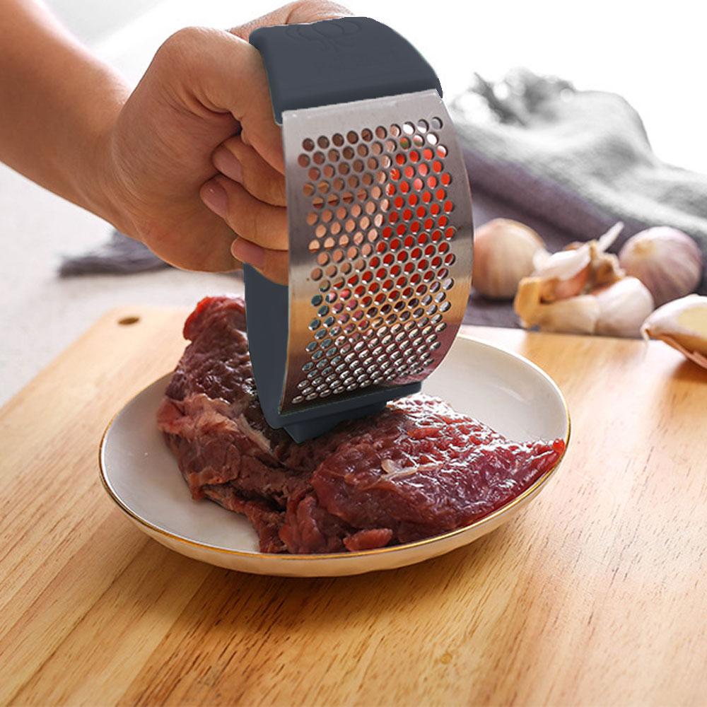 Upgrade Stainless Steel Garlic Presser, Garlic Press Rocker Garlic Mincer