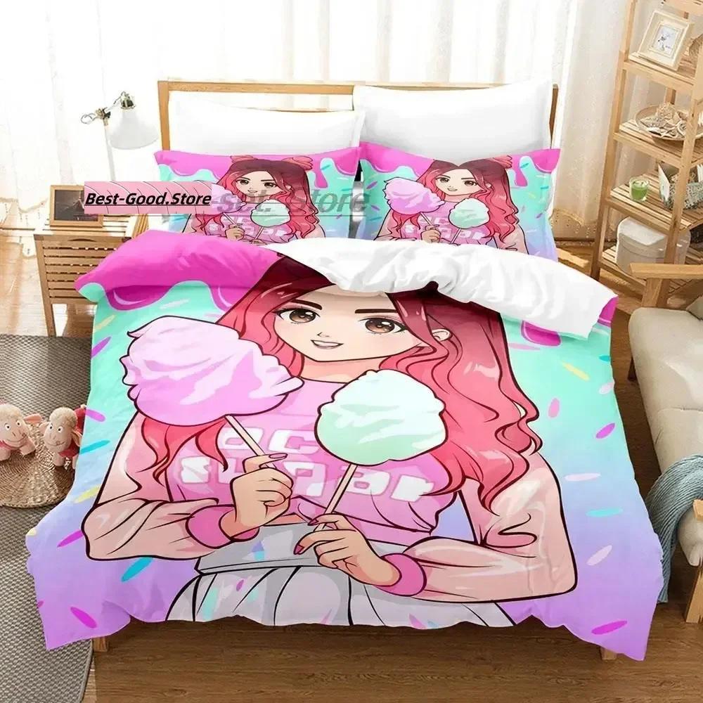 Mis Pastelitos Bedding Set Single Twin Full Queen King Size Bed Set Aldult Kid Bedroom Duvetcover Sets Anime bed sheet set