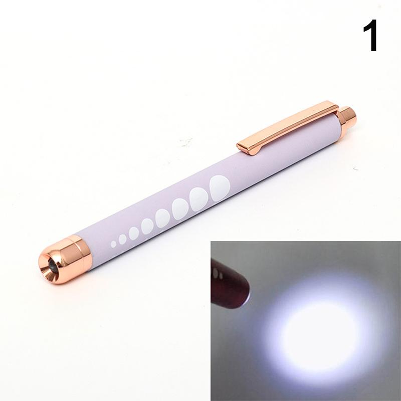 Mini Medical Pen Light Portable LED Flashlight Mini Torch White Yellow Light For Doctor Nurse Diagnosis Measurements Penlight