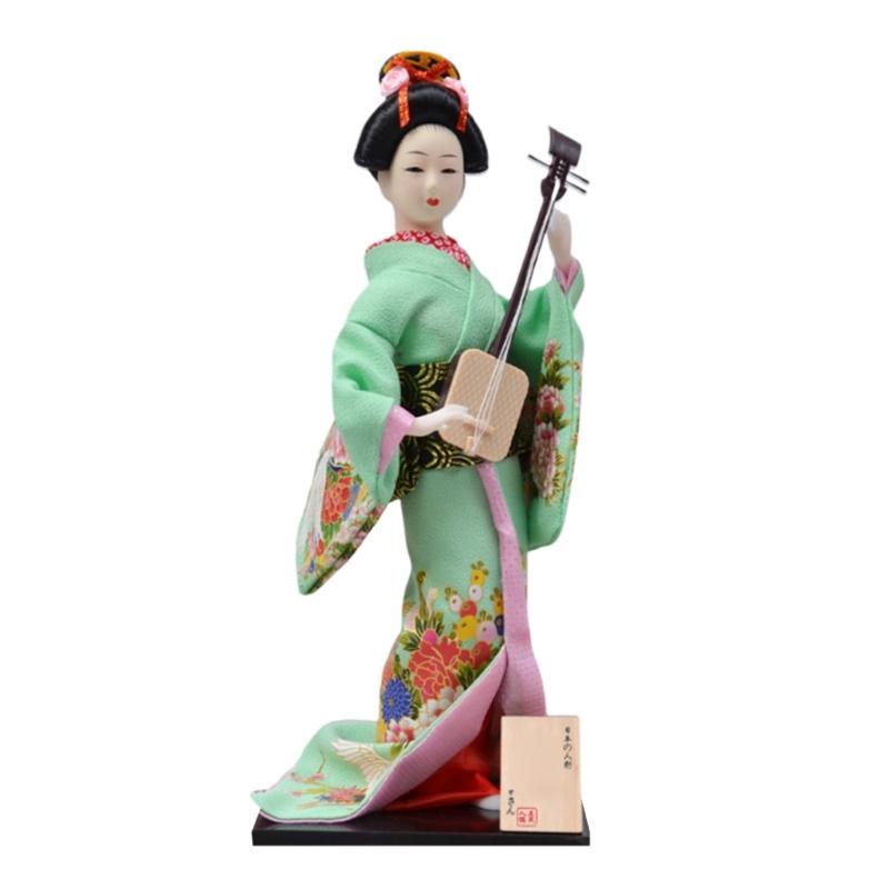 12Inch Japanese Kimono Toy Ornament for Restaurant and Home Decoration with Elegant Designing Optional