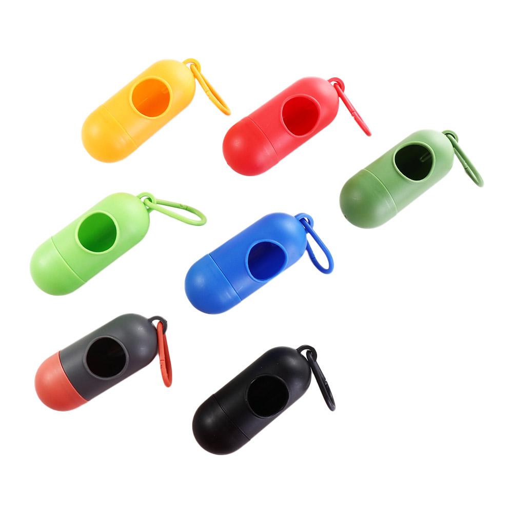 Clip Cat Litter Bag for Walking Travel Trash Sack Case Carrier Dog Poop Bags Dispenser Pet Waste Bag Holder Garbage Storag Box
