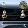 2D flat buddha car vent clip decorative diffuser (fragrance not included), car interior decoration, aromatherapy clip, ideal for holiday gifts