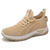 Red Women Sneakers Lace Up Knitted Breathable Mesh Sneakers Women Casual Shoes Gym Ladies Tennis Shoes Zapatos De Mujer