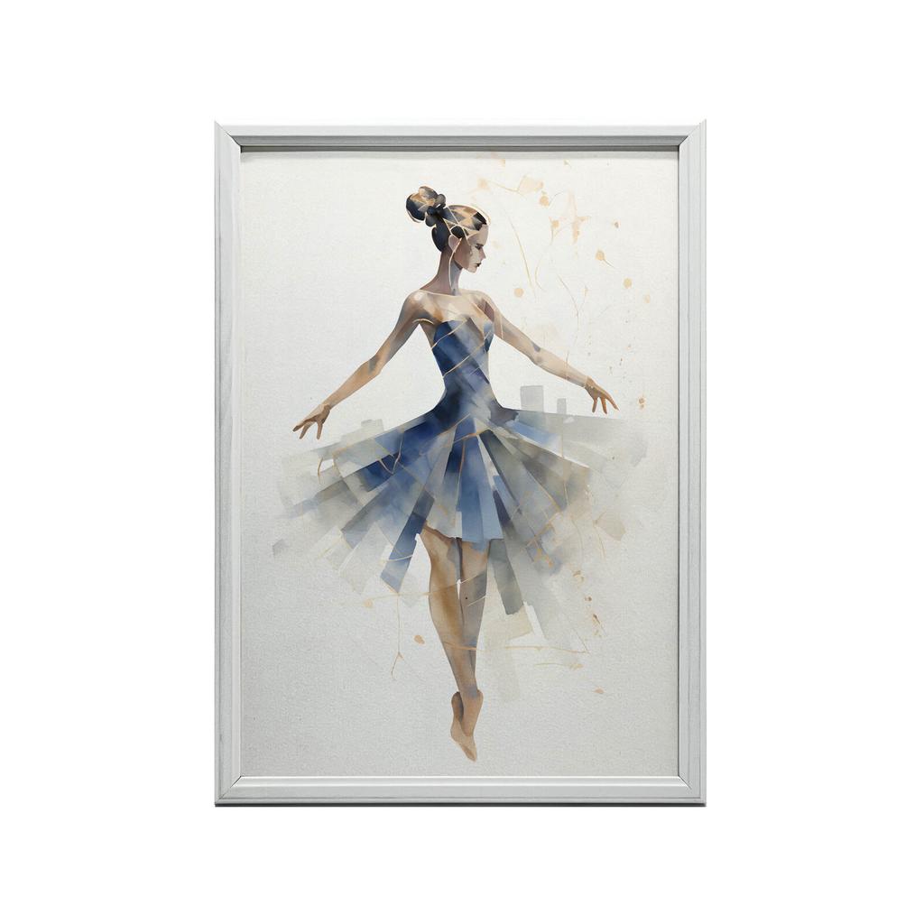 The Elegance of the Ballerina's Dance The Elegance of the Ballerina's Dance, 30X40 Cm, Without Frame, Premium Canvas On Stretcher