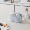 Women's Plush Make Up Bags Plaid Zipper Cosmetic Bag Case Portable Cosmetic Organizer Storage Pouch