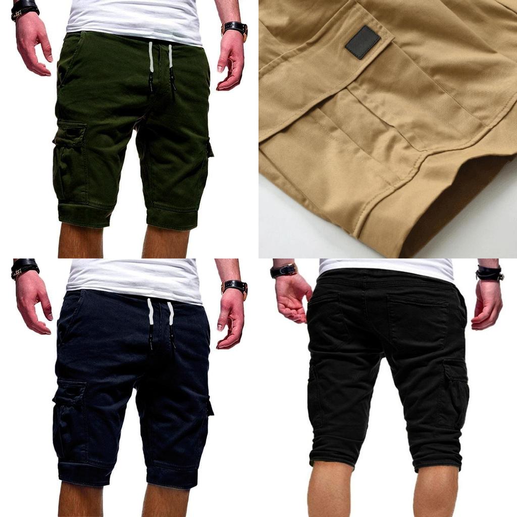 Comfortable Men's Cargo Shorts Summer Casual Jogger Sport Army Combat Trousers