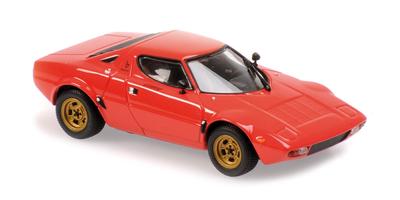 MAXICHAMPS Lancia Stratos Mini Car LANCIA STRATOS 1974 1/43 (Red)