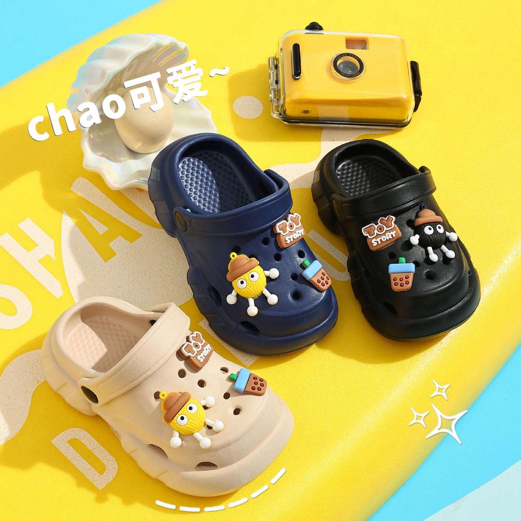EVA Kids' Non-slip Cartoon Clogs - Summer Indoor/Outdoor Sandals with Thick, Super Soft Sole for Boys and Girls