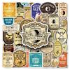 50pcs Magic Potion Label Stickers: Graffiti-Style for DIY Phone Cases, Water Bottles, and Luggage