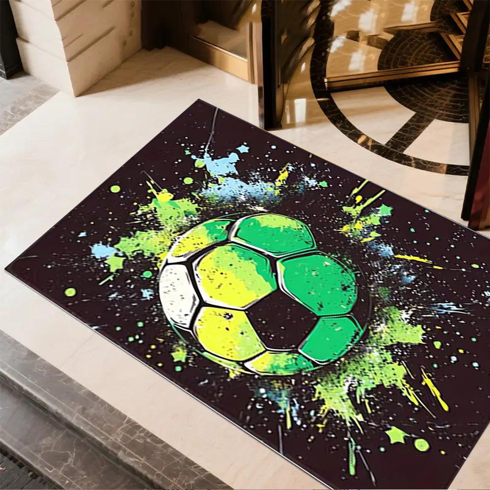 1pc soccer ball rug home carpet design for office decor gift living room bedroom