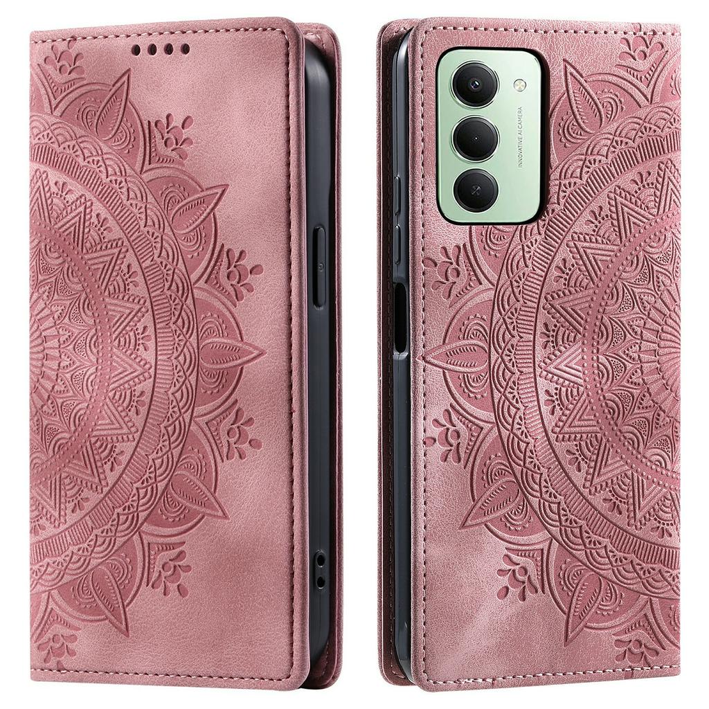 Pro Xiaomi Redmi 15 5G (Globální) (169 mm) Pouzdro Magnetické Zavírání Kožený Kryt na Telefon Vytištěný Vzor