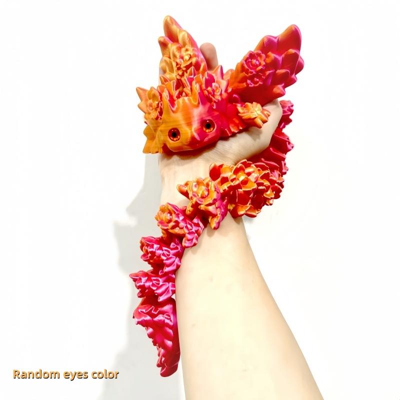 3D Print Salamander Dragon Desktop Ornament 3d Print Animals Home Office Crafts Print Characters Christmas Gift Action Figur