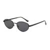 New cat eye sunglasses, European and American fashion simple metal versatile sunglasses, trendy fashion glasses