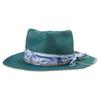 Wool Homburg Exotic Feather Wool Hat Gifts for Comedy Hat Wide Brimmed Unisex Wear for Gatherings Photo Props
