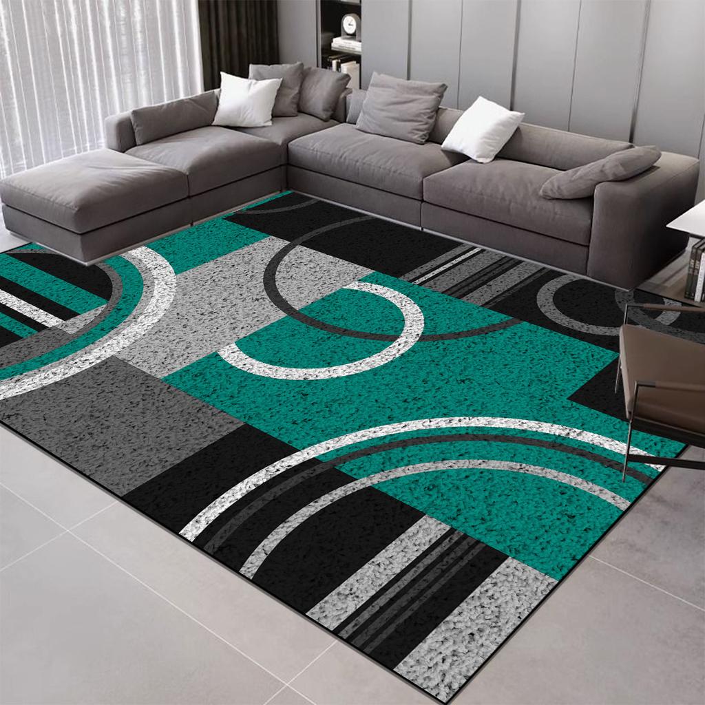 Geometrie Dekoration Nordische Teppiche Wohnzimmer Sofa Bereich Teppiche Zuhause Schlafzimmer Dekor Luxusteppich Zimmer Flur Weiche Große Bodenmatte