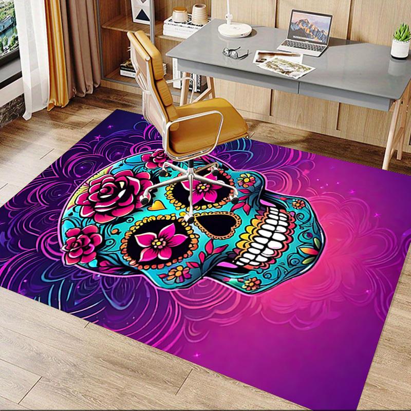 1pc sugar skull Carpet, Office Rug Outdoor Mat Home Decor Area Carpet Festival