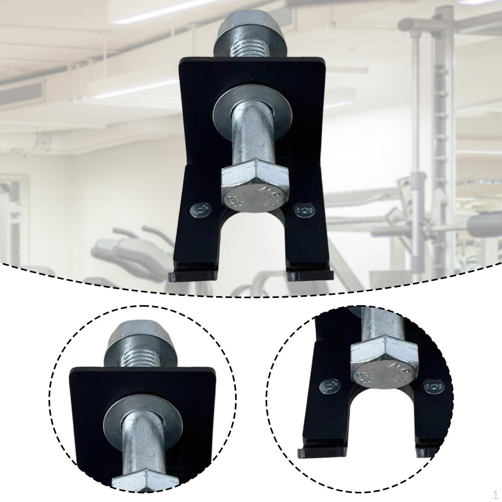 

Держатель штанги для силовой рамы, держатель для грифа для бицепса, отверстие 18 мм, аксессуар для фитнес-оборудования чёрный