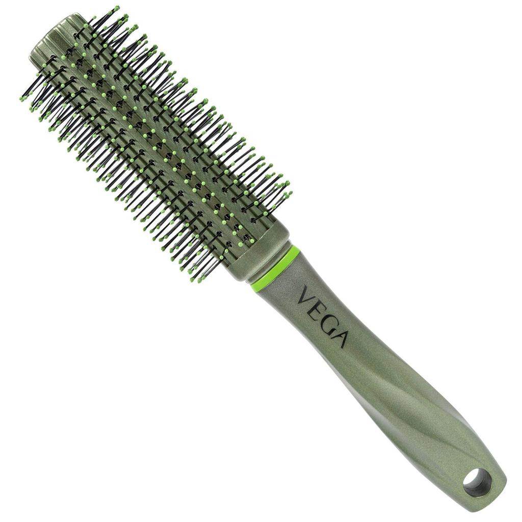VEGA Round Brush, Green & VEGA 4 In 1 Foot Pedicure Brush, Pumice Stone, Scrubber & File For Soft Care