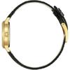 CITIZEN Women's Watch, CITIZEN COLLECTION EM0932-10A, Solar-Powered Eco-Drive, Cowhide Leather, Black, Yellow Gold