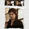 Copripiumino Damon Salvatore, Articolo per Fan di Vampiri Horror, Set Biancheria da Letto per Bambini 2 Pezzi, Morbido Copripiumino in Microfibra per Adulti