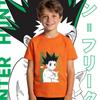 Hunter Gon Anime Print Cotton T Shirt for Boys and Girls Kids Casual Short Sleeve Soft Breathable Top