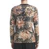 Y-3 Unisex Floral Print Long Sleeve Tee Multi-color DP0566